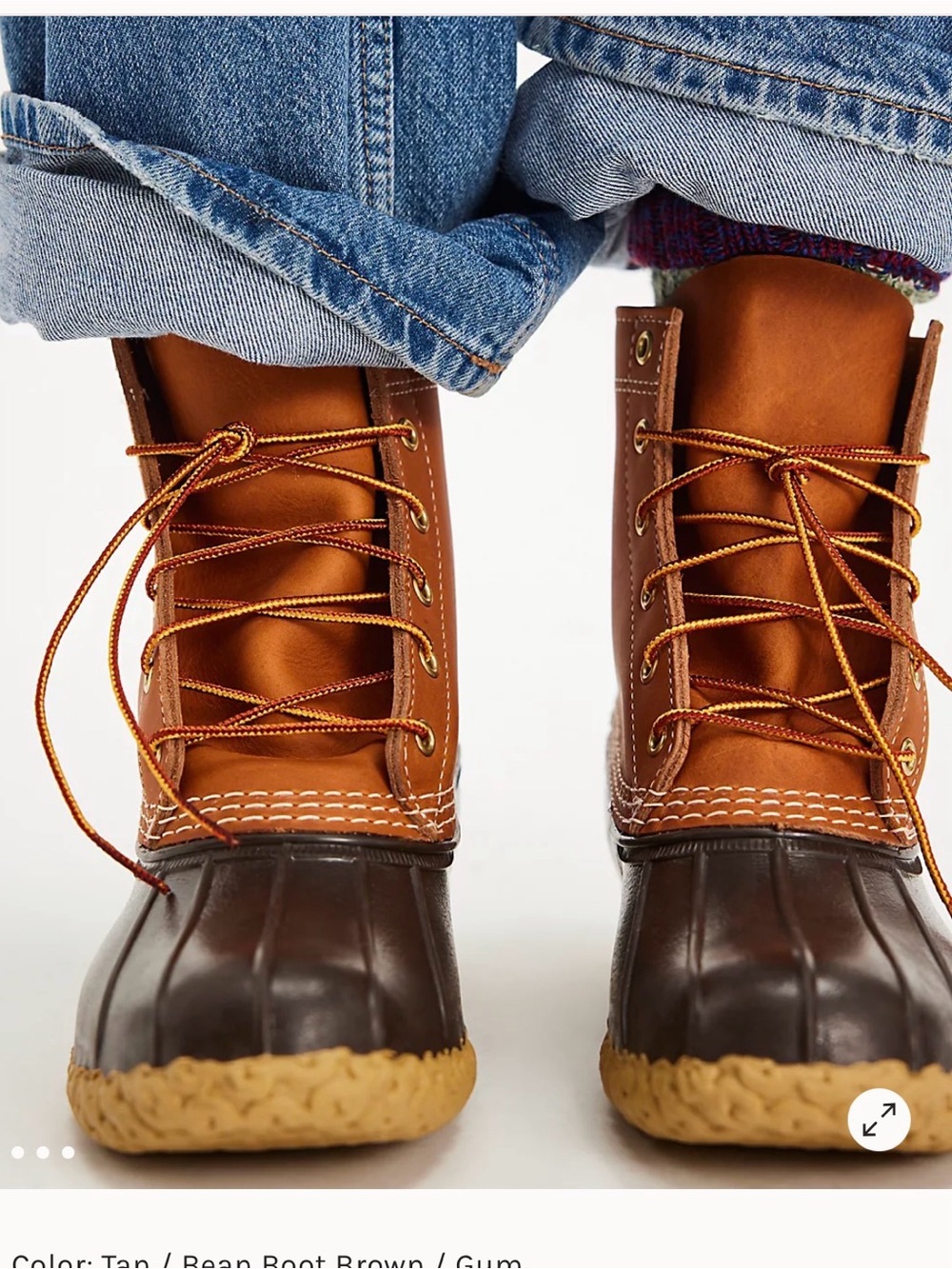 LL Bean womens bean boot size 7